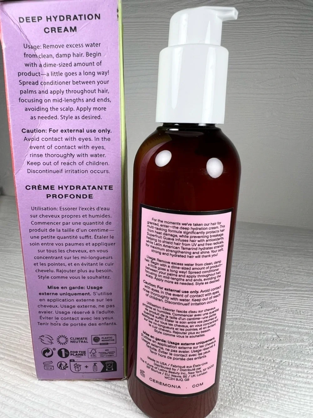 Ceremonia Guava Leave-In Conditioner for Dry & Frizzy Hair